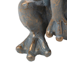 Load image into Gallery viewer, 28.25&quot;H Bronze MGO Stacked Frog Statue
